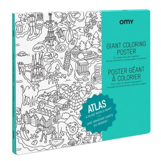 Kleurposter Atlas