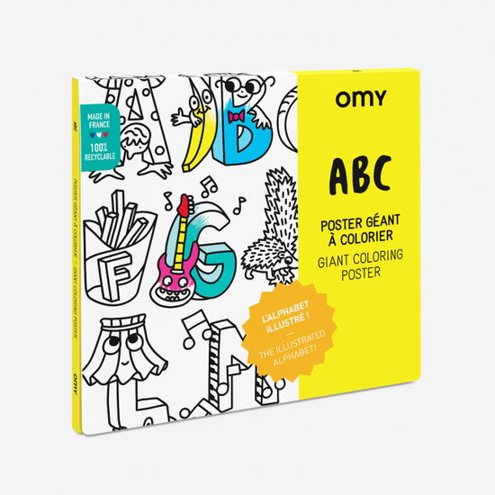 Kleurposter ABC